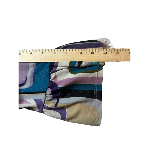 INC International Concepts Top Womens Size Medium Retro Print Flowy Sleeves - Picture 13 of 15